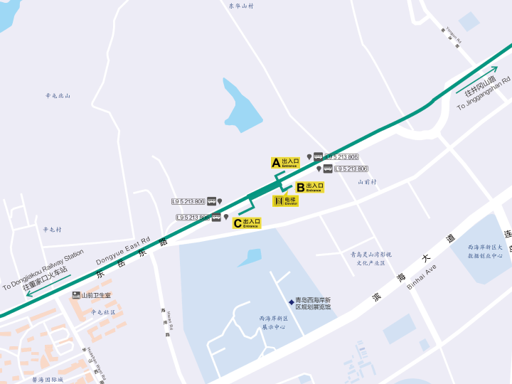 辛屯(灵山湾)-线路导航-乘客服务-青岛地铁